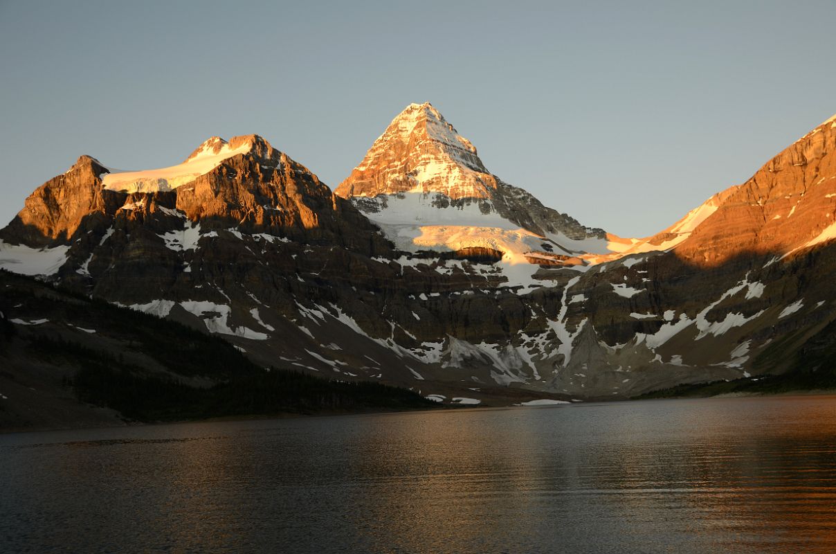25 Sunrise On Mount Magog and Mount Assiniboine From Lake Magog